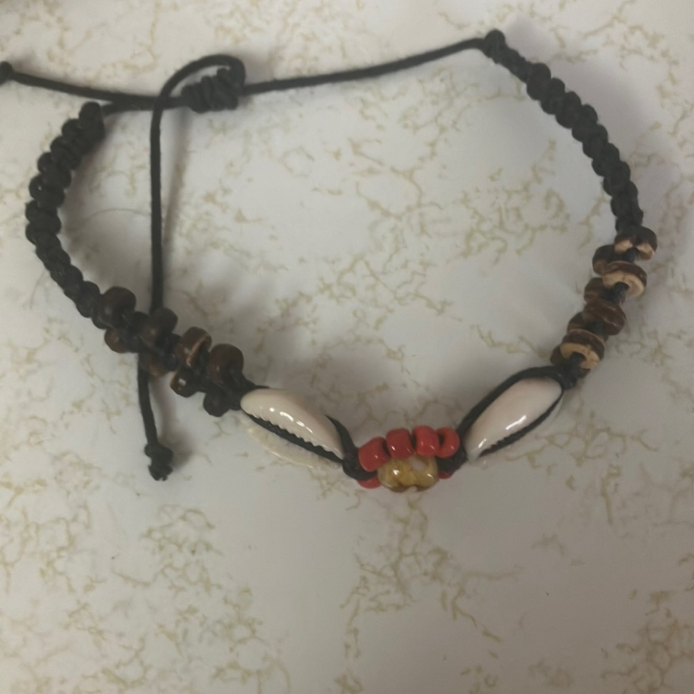 Bohemian Shell and Bead Bracelet
